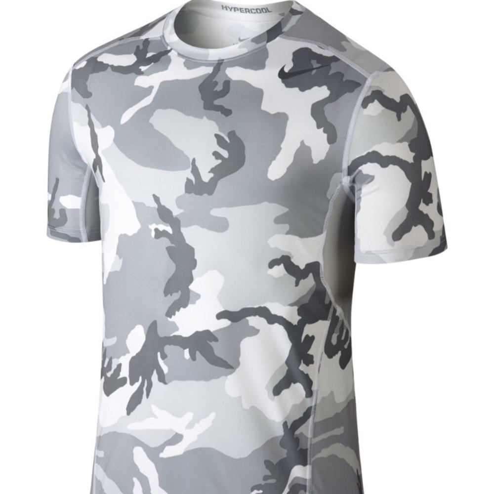 Nike Pro Combat Camo T shirt Size L